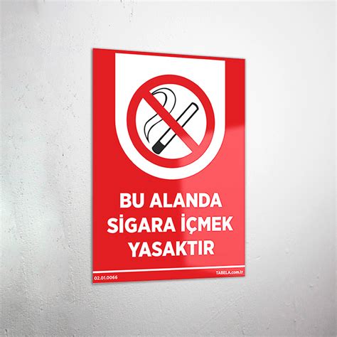 Bu alanda sigara içmek yasaktır